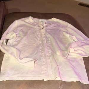 Jennifer Moore Cream Cardigan with Floral Embroidery